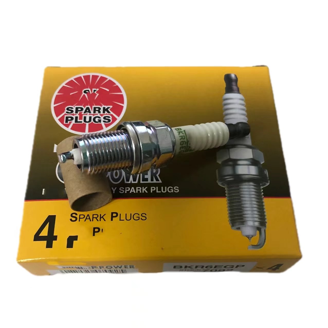 Factory price BKR6EGP 7092 parts spark ignition candle laser platinum spark plug