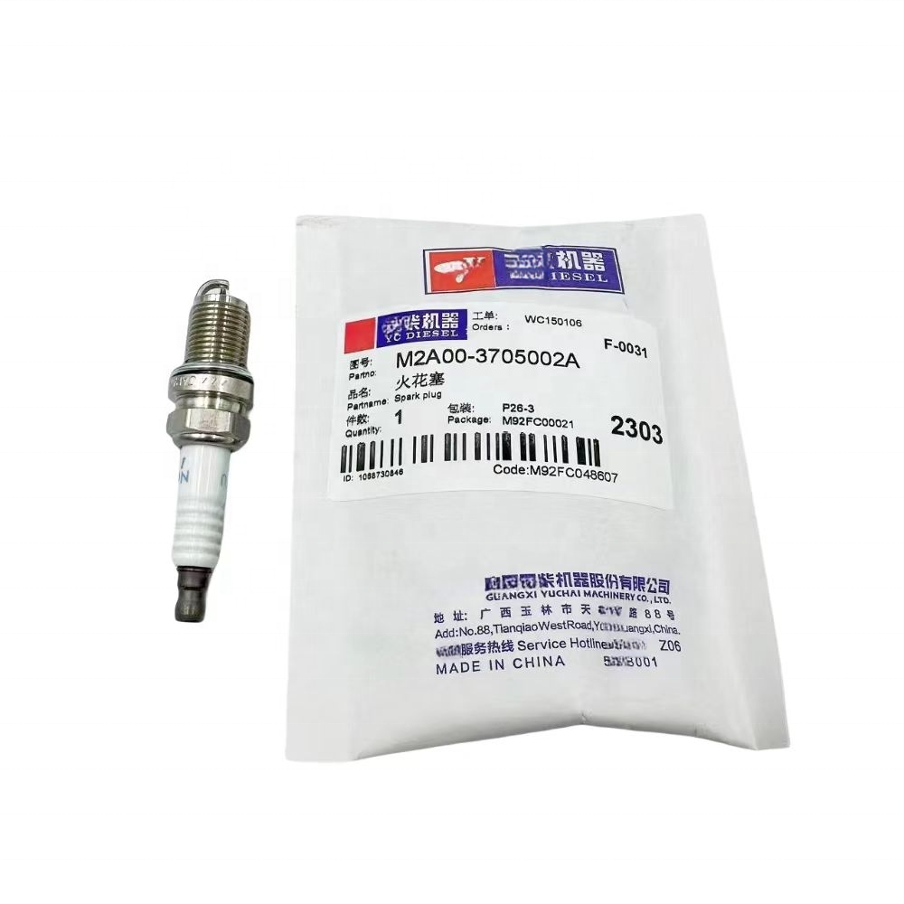 M2A00-3705002A Original Factory Spark Plug for Yuchai Gas Engine Spark Plug