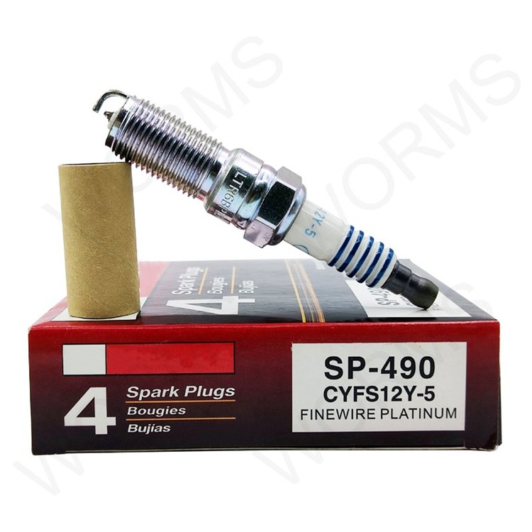 Wholesale auto parts bujias spark plug for ford motorcraft OEM SP-490 CYFS12Y-5 Platinum engine parts SP490 CYFS12Y5