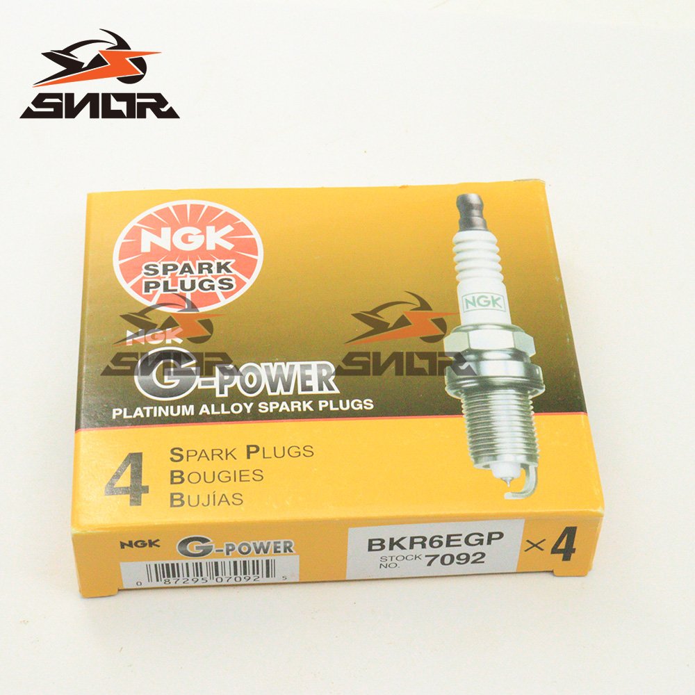CNSNR Wholesale 7092 Spark Plug Motorcycle Accessories Engine Parts Fit For BMW Iridium Spark Plug BKR6EGP