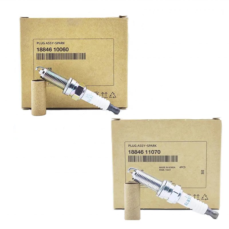 Factory price New Package 4PCS korean Auto Car Engine Parts SILZKR6B10E bujias Spark Plugs 18846-10060 18846-11070 for Hyundai