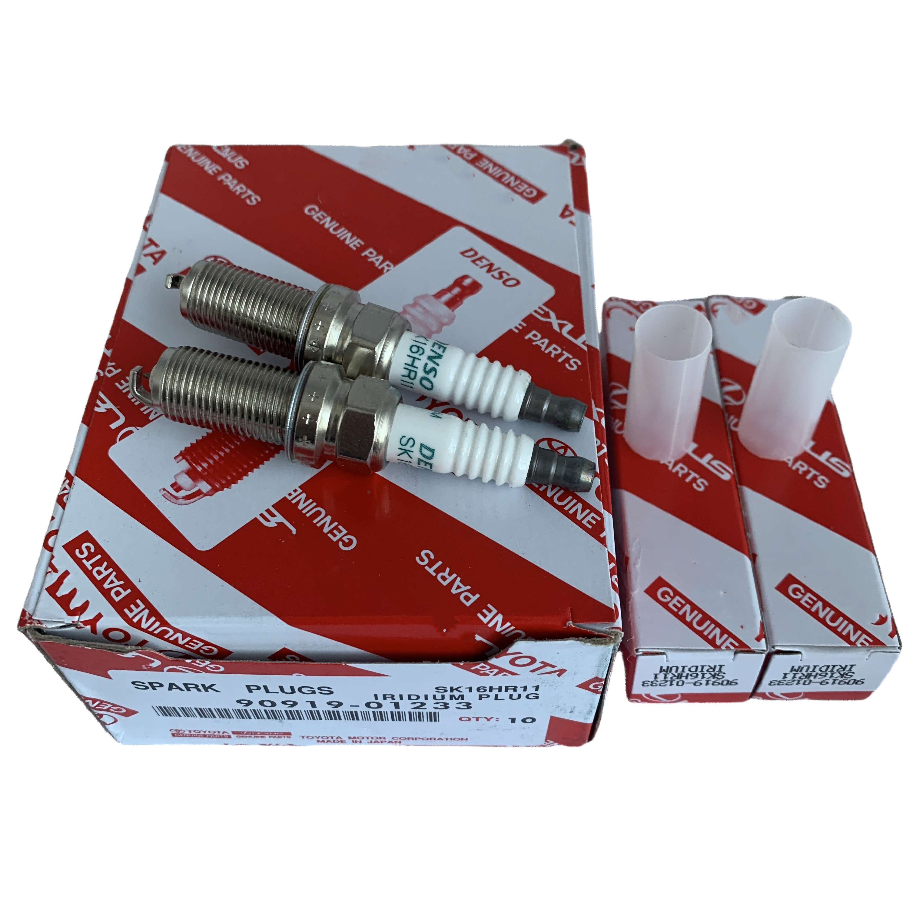 wholesale Original Spark Plug OEM 90919-01233 9091901233 for toyota TUNDRA Pickup VENZA FJ CRUISER