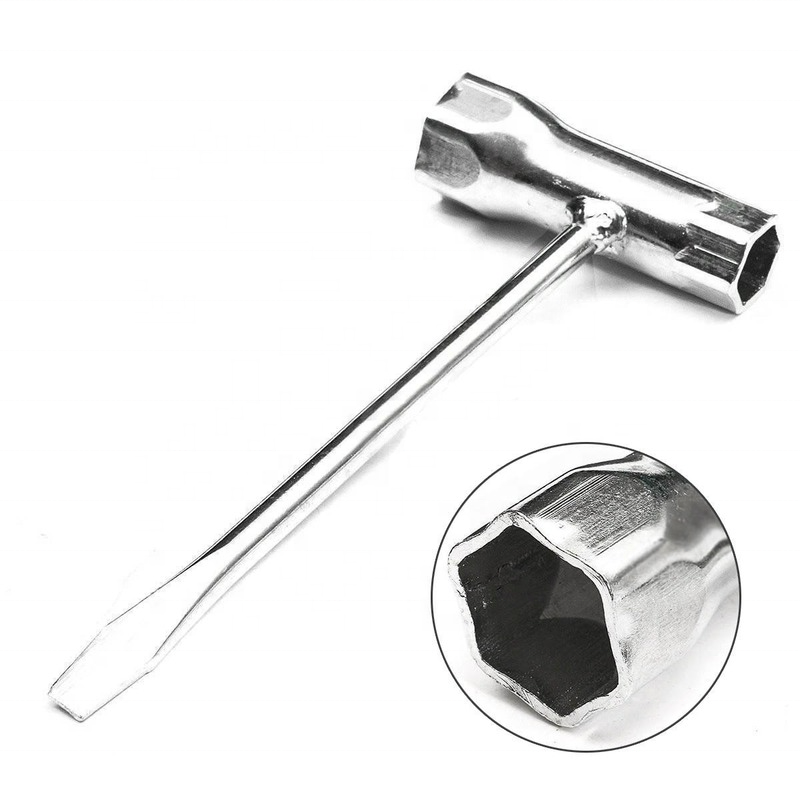 Spark Plug Socket Wrench 13mm & 19mm Stainless Steel Spanner for Gasoline Chainsaw and Brush Cutter 5016917-01