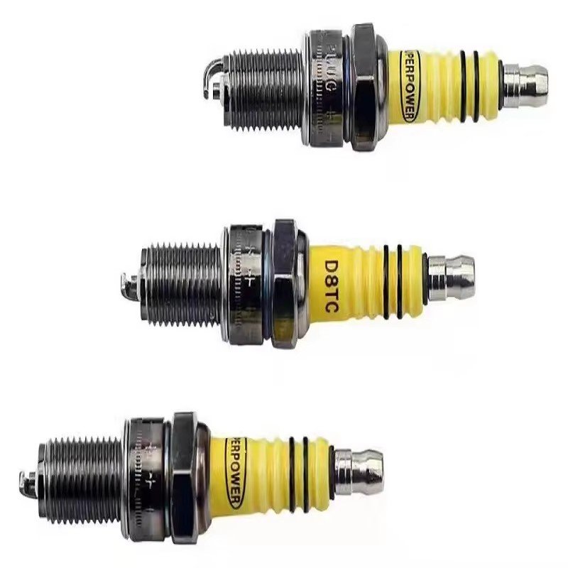 Red Blue Yellow White D8TC A7TC E6TC F5TC CR8E Motorcycle Ignition System Spark Plugs