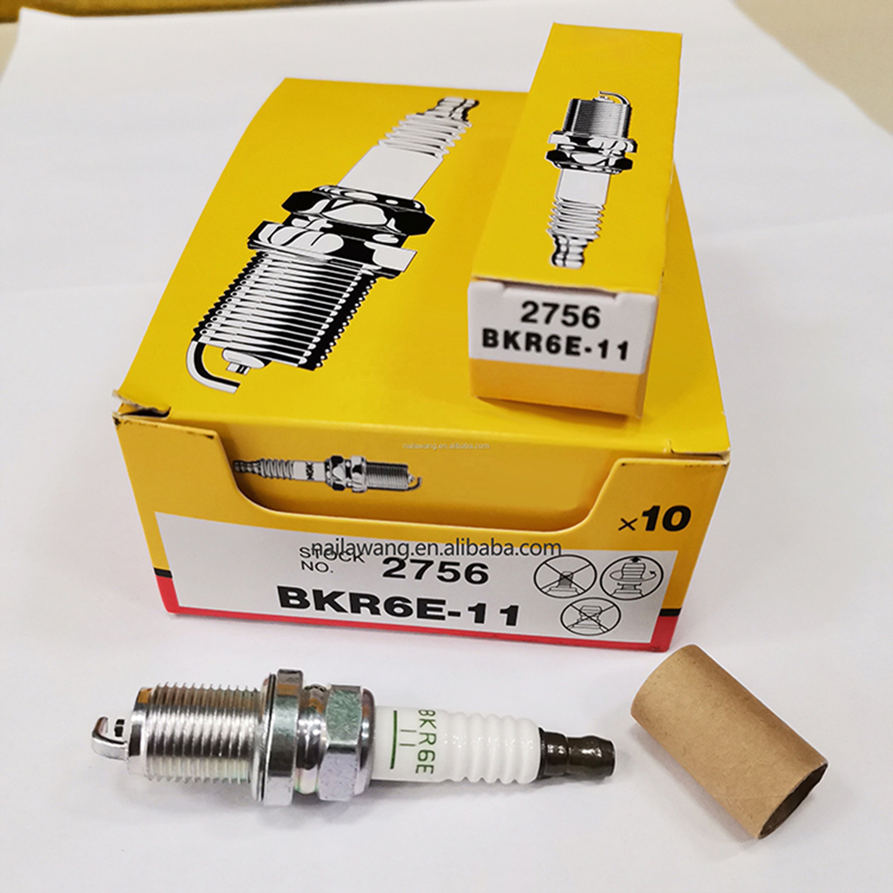 High quality auto engine spare part Iridium ignition bujias stock no 2756 BKR6E-11 spark plug for SUZUKI car