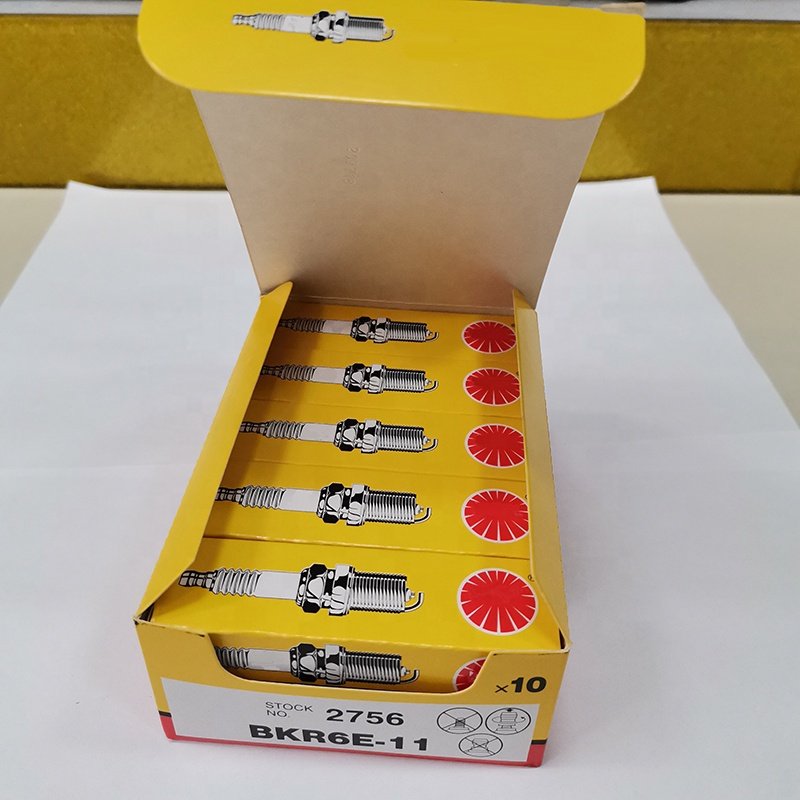 High quality auto engine spare part Iridium ignition bujias stock no 2756 BKR6E-11 spark plug for SUZUKI car