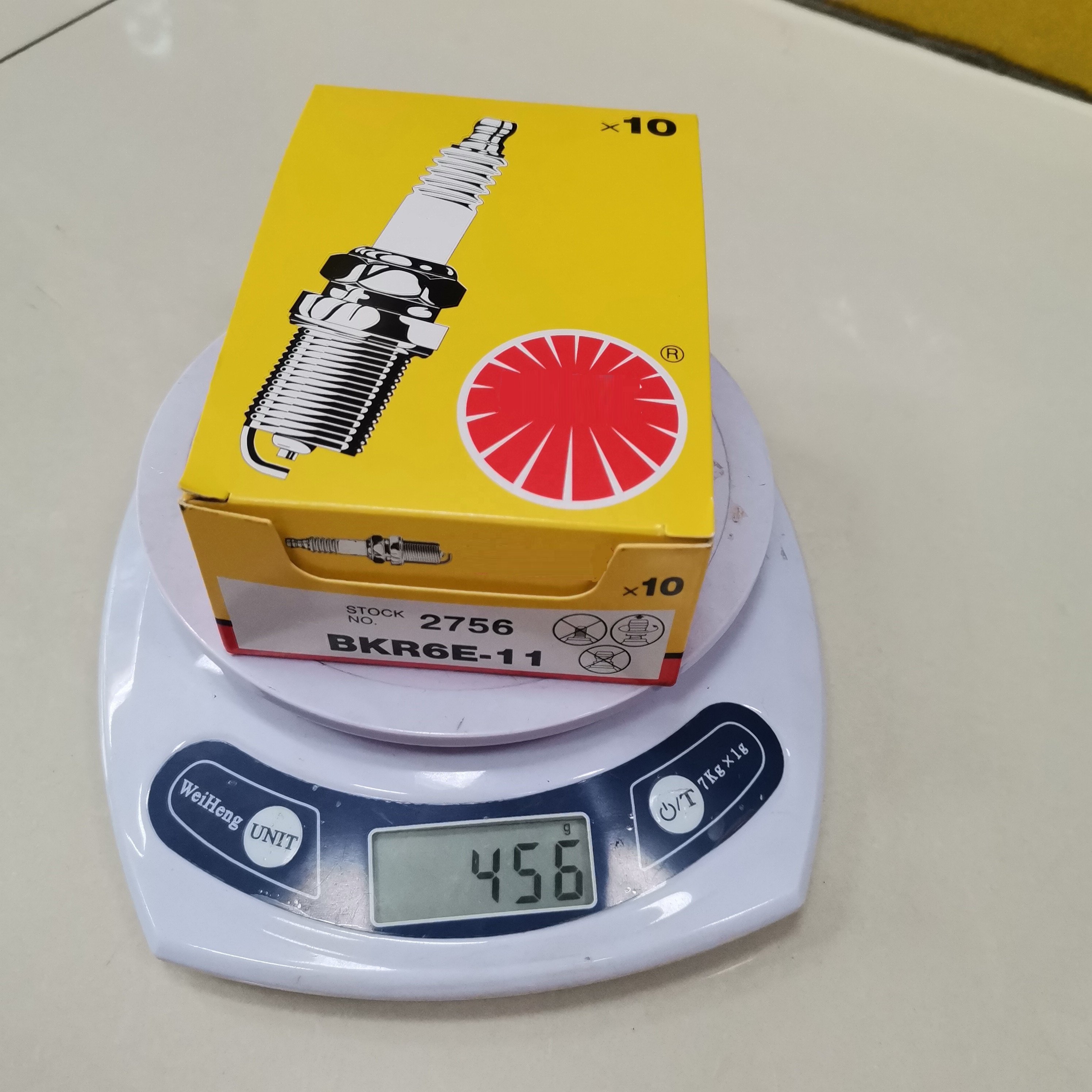 High quality auto engine spare part Iridium ignition bujias stock no 2756 BKR6E-11 spark plug for SUZUKI car