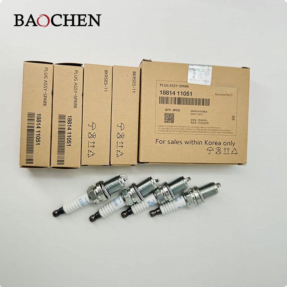 High Quality Auto Engine Parts Plug Spark 1881411051 18814-11051 For Hyundai Accent Coupe Cars