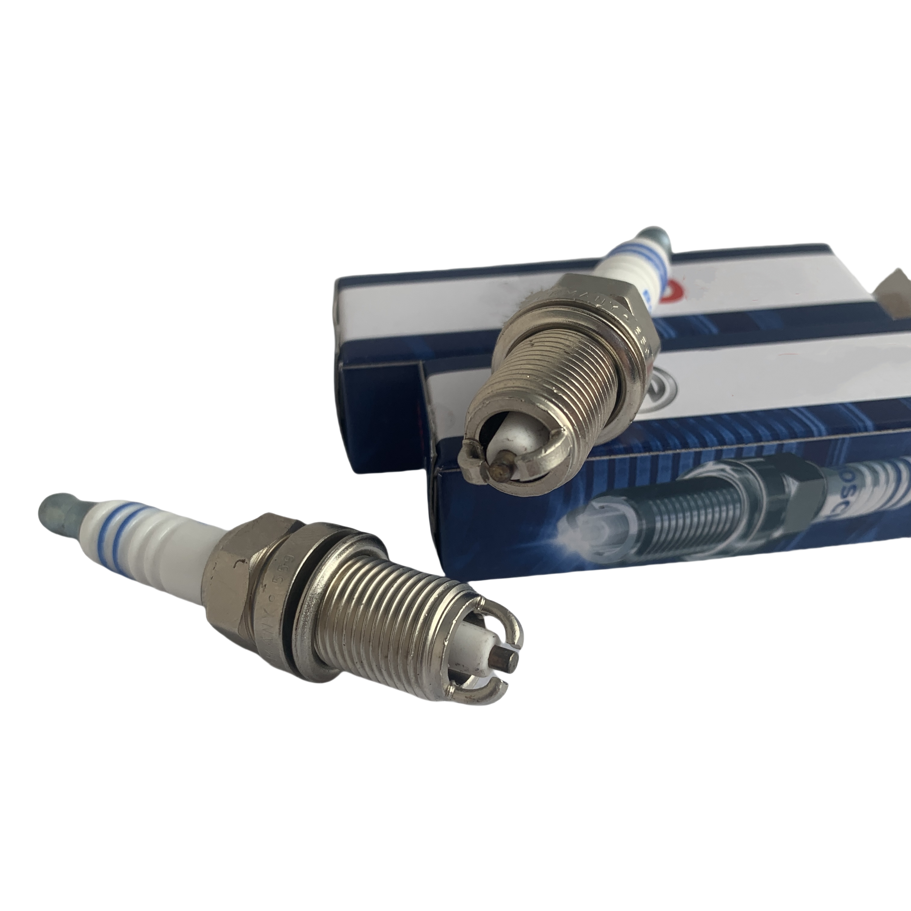 High quality Double electrode bujias iridium Platinum spark plugs 02422235914 for Audi VW BMW Mercedes Benz
