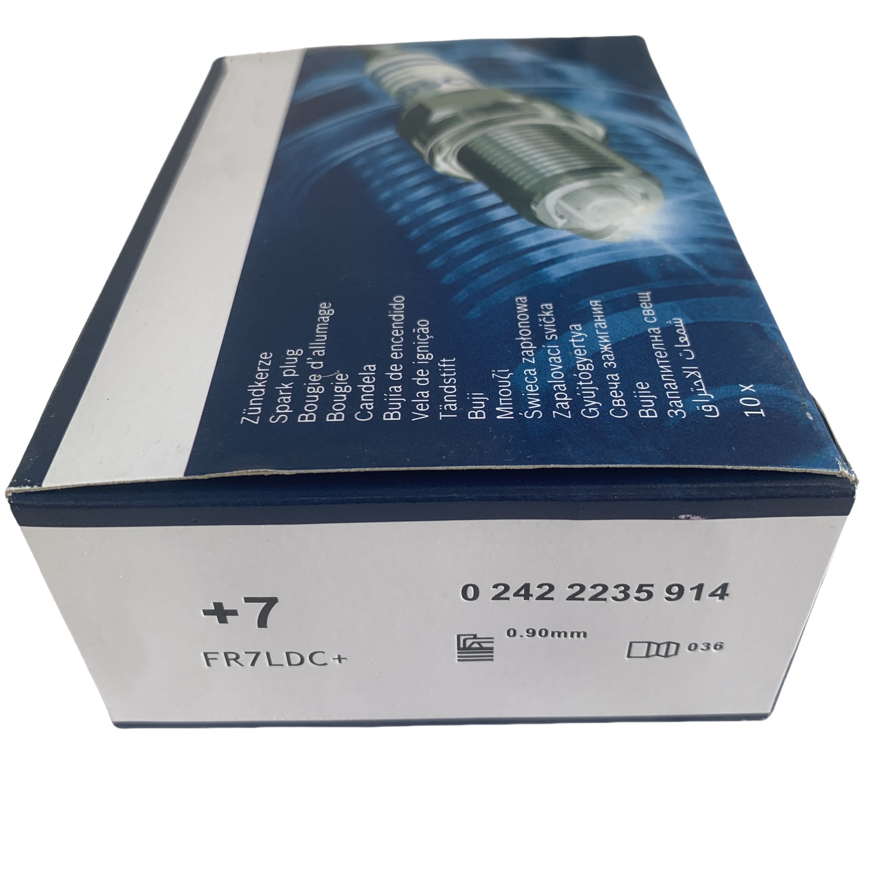 High quality Double electrode bujias iridium Platinum spark plugs 02422235914 for Audi VW BMW Mercedes Benz