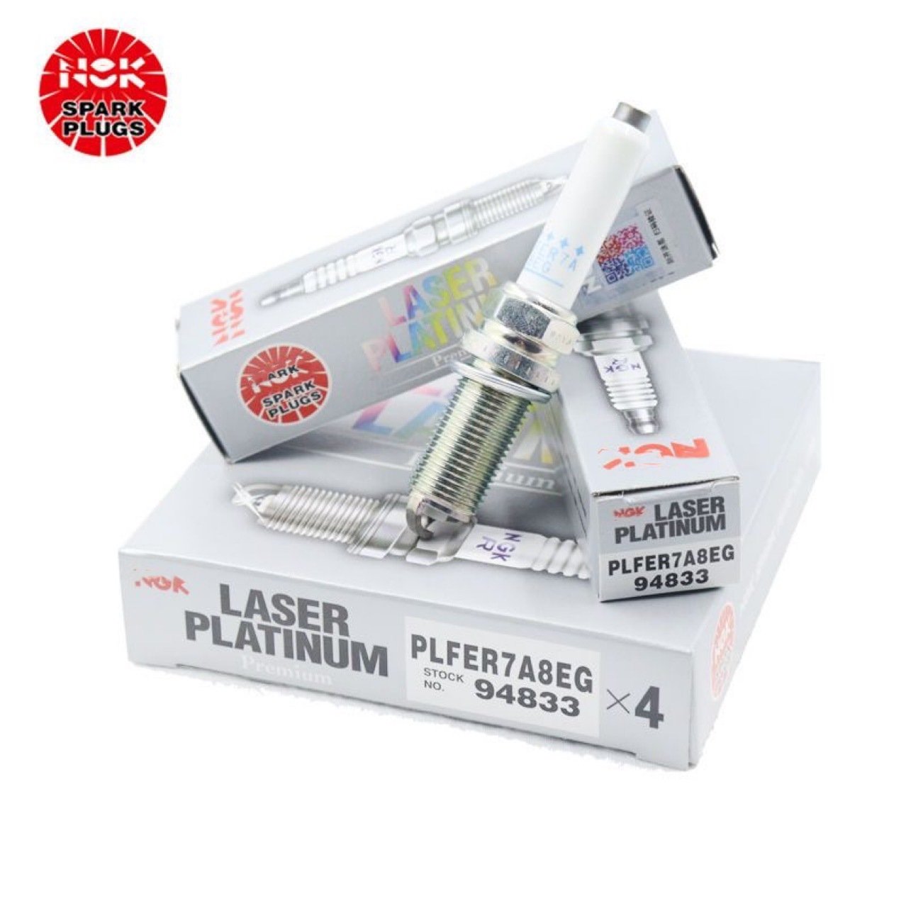 Genuine PLFER7A8EG 94833 NGKK Laser Platinum Spark Plugs Iridium Japan Original Spark Plug for Car