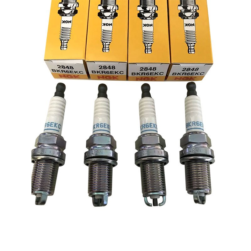 Auto Parts NGK Bujias Original Genuine Spark Plugs 2848 BKR6EKC For ABARTH / ALFA ROMEO / FERRARI / FIAT / LANCIA / MASERATI