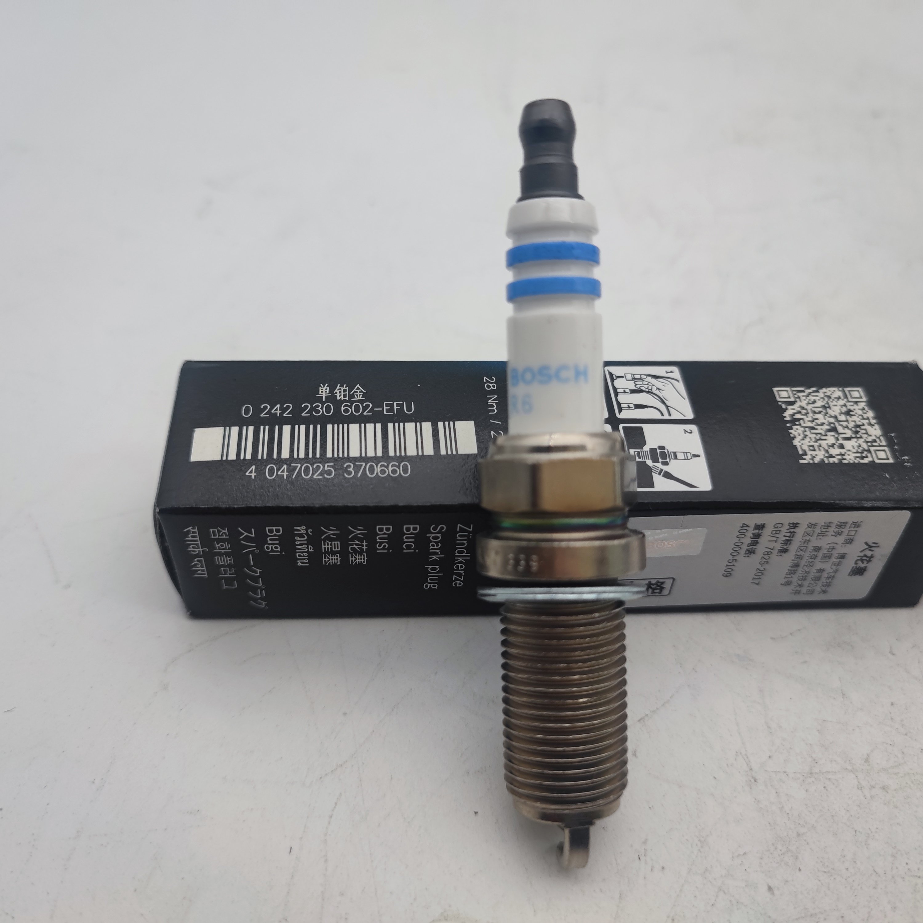 Spark Plug FR8NPP30W 0242230602 For Peugeot 307 308