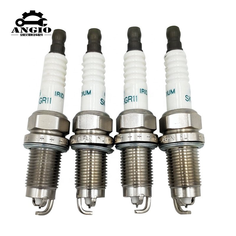 ANGIO Original Genuine Quality Iridium Spark Plug OEM 9807B-5615W Used For Honda Accord Civic CRV Acura 9807B5615W