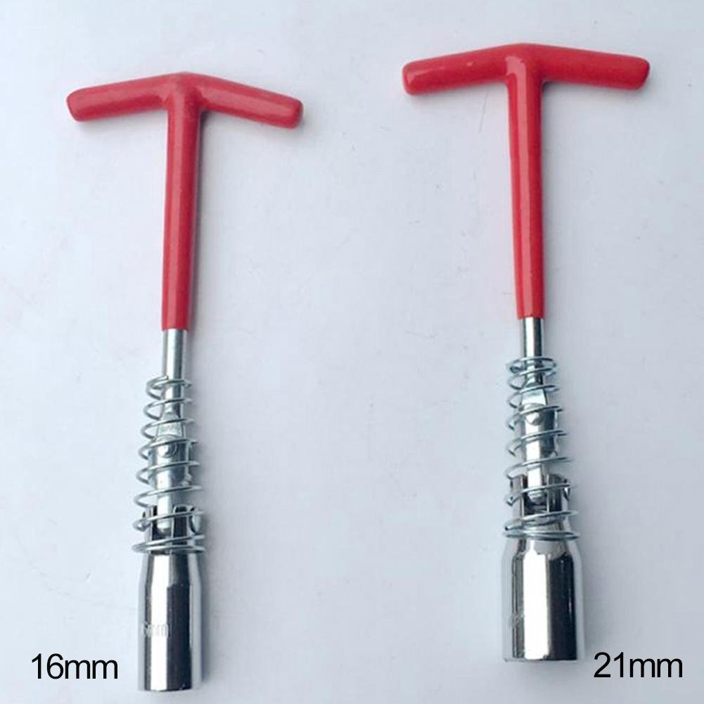 Universal Car Special Disassembly Tool 16mm 21mm Spark Plug Removal Tool T-Handle Spanner Socket Wrench Spark Plug Sleeve