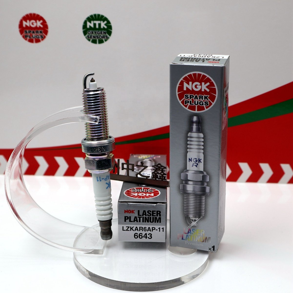 Genuine LZKAR6AP-11 6643 Original NGK single platinum spark plug