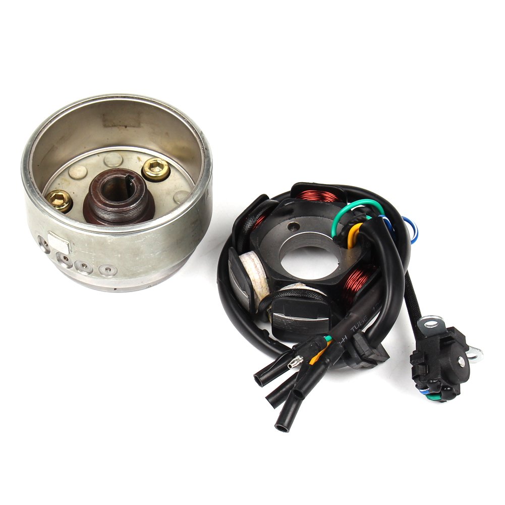 Motorcycle 150CC Electric Foot Start Engine Magneto Coil Magnet stator Rotor For Horizontal Off Road Motorbike