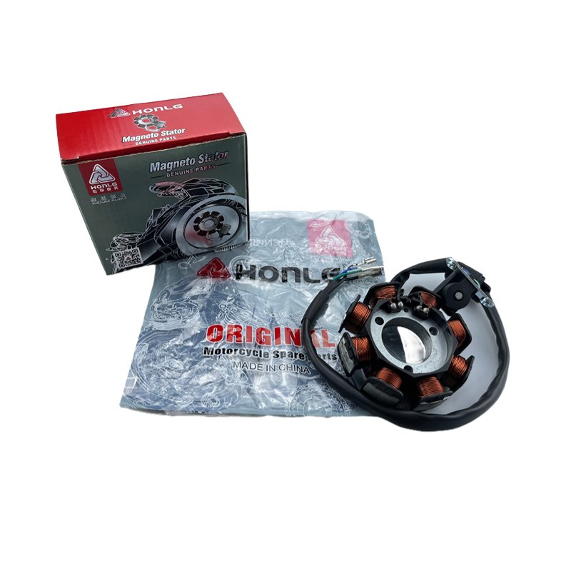 Motorcycle coil off-road vehicle ex125 magneto coil three-hole pure copper