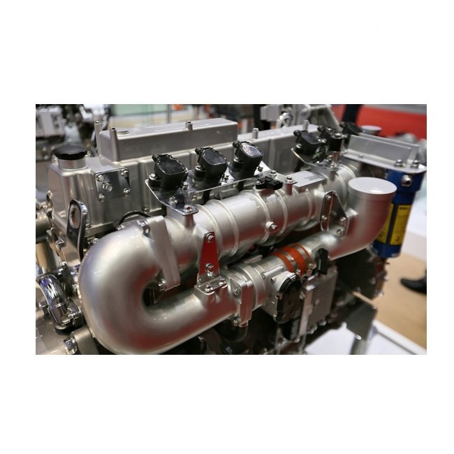 Vertical 4 stroke 6 cylinders YC6G230N-50 LNG CNG natural gas fuel engine assembly for auto motor bus