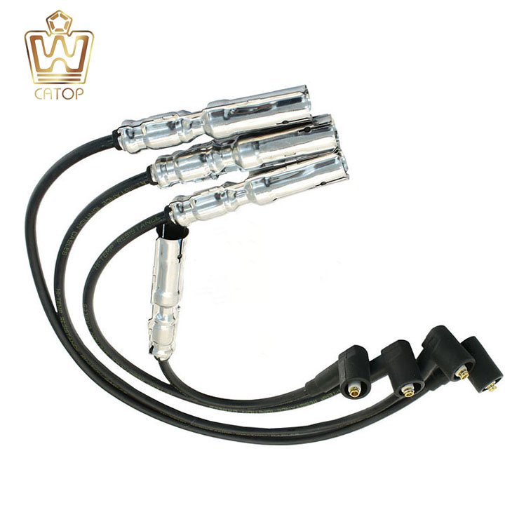 For VW Audi 06A905409E Ignition Cable Wire Spark Plug Wire Set