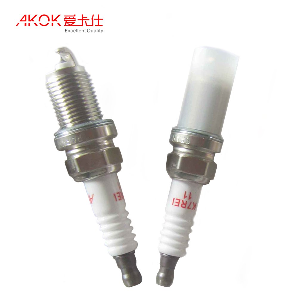 AKOK Heat Range Iridium And Platinum Spark Plugs For Toyota Camry Rav4 Tundra Sienna Lexus 90919-01210 Sk20R11