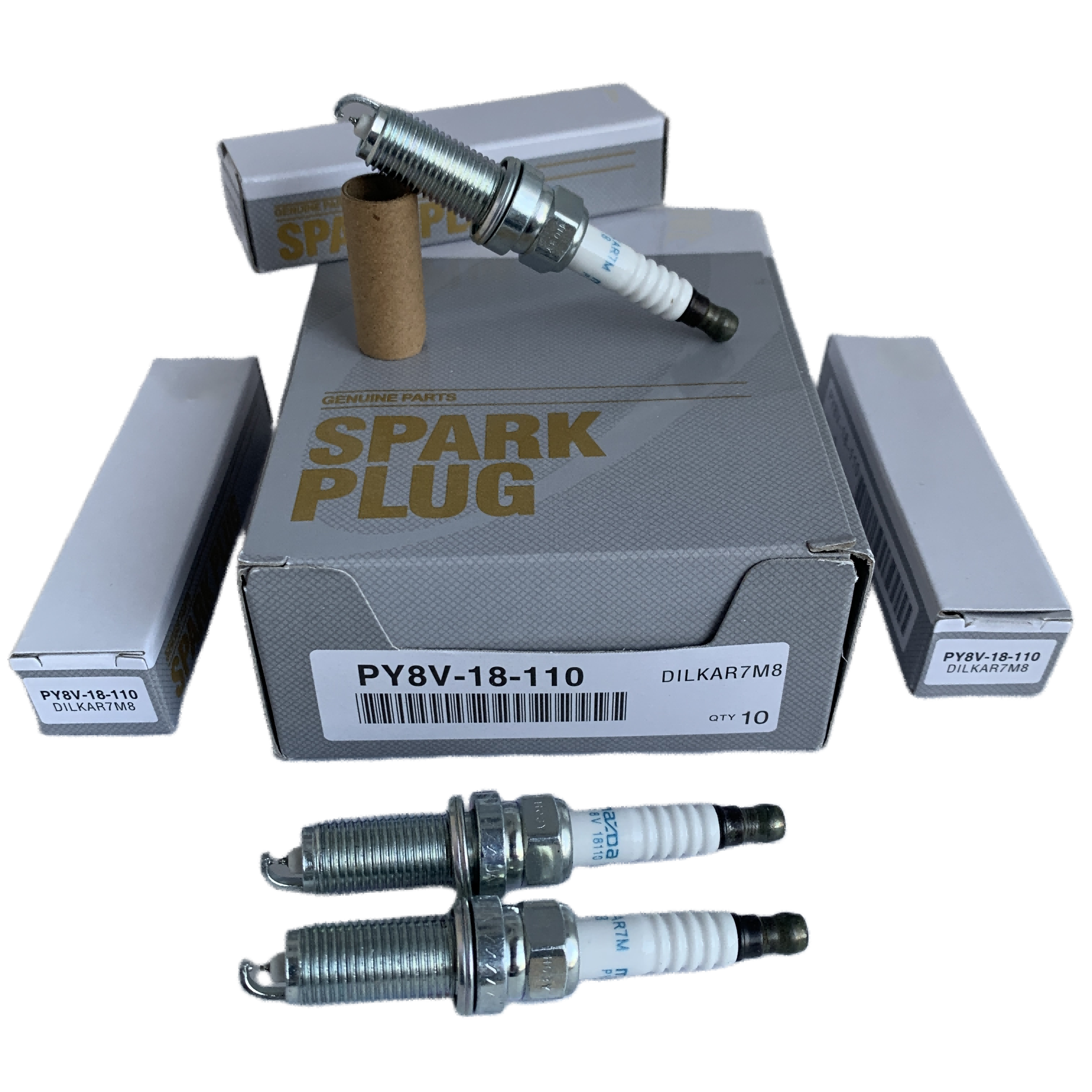 High quality auto Part Genuine Iridium Platinum Laser PY8V-18-110 PY8V18110 Spark Plugs for Mazda NGK
