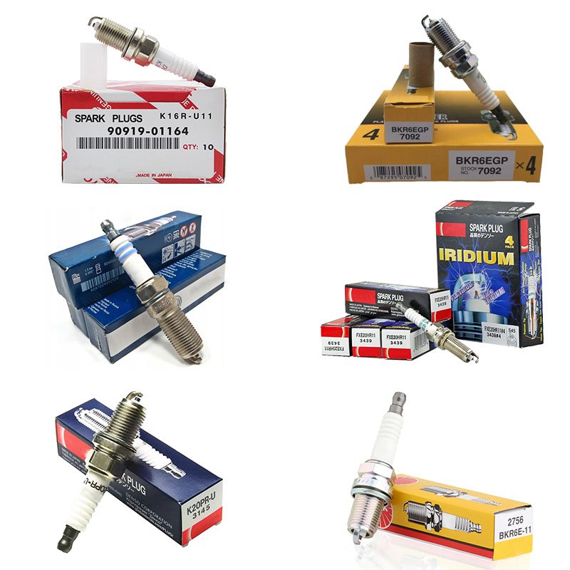 Factory Auto Resistor Iridium Platinum Bujias Spark Plugs original iridium spark plugs for honda toyota cars