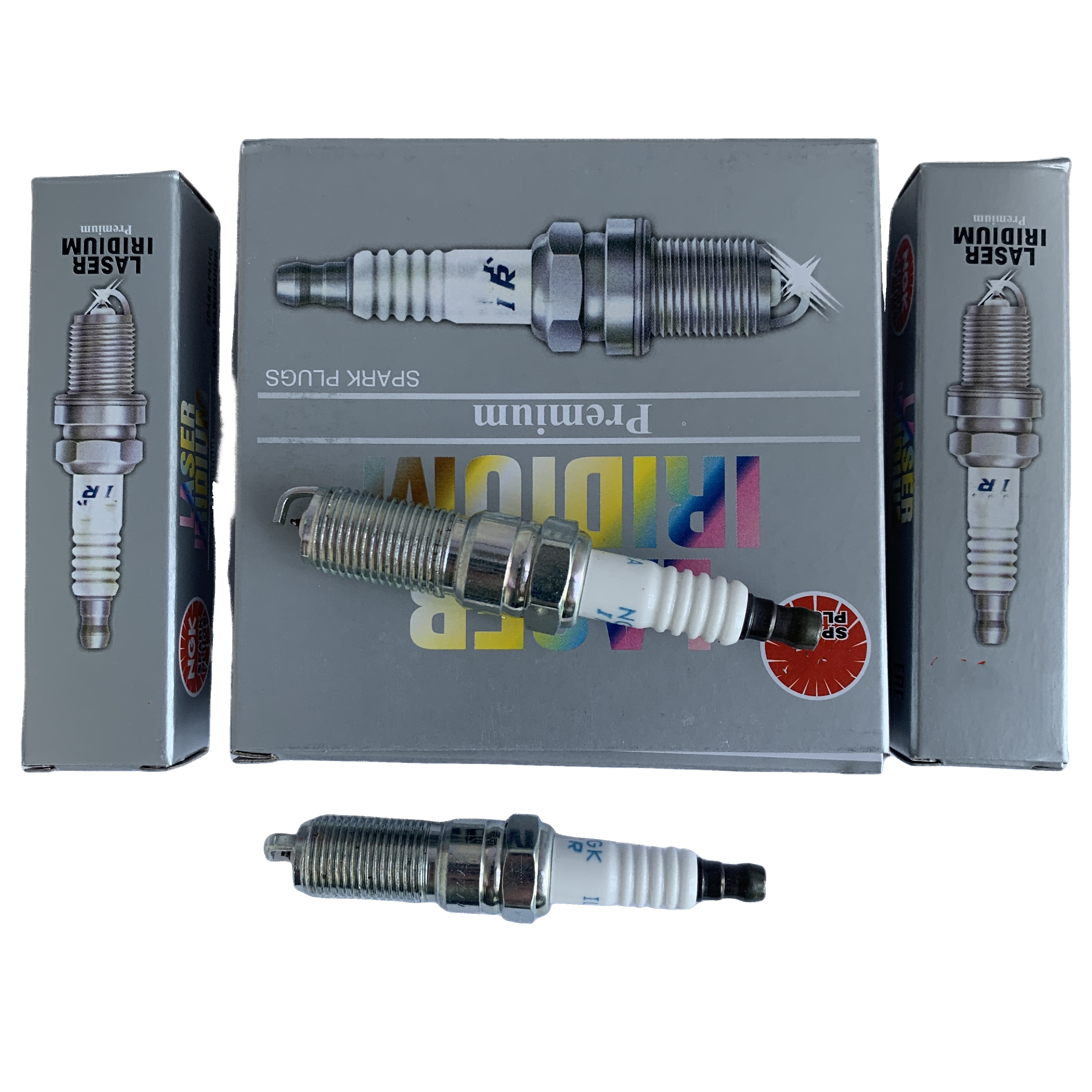 Auto Parts Engine Laser Double Iridium platinum Spark Plugs ILTR5A-13G 3811 For Ford Mazda NGK bujia