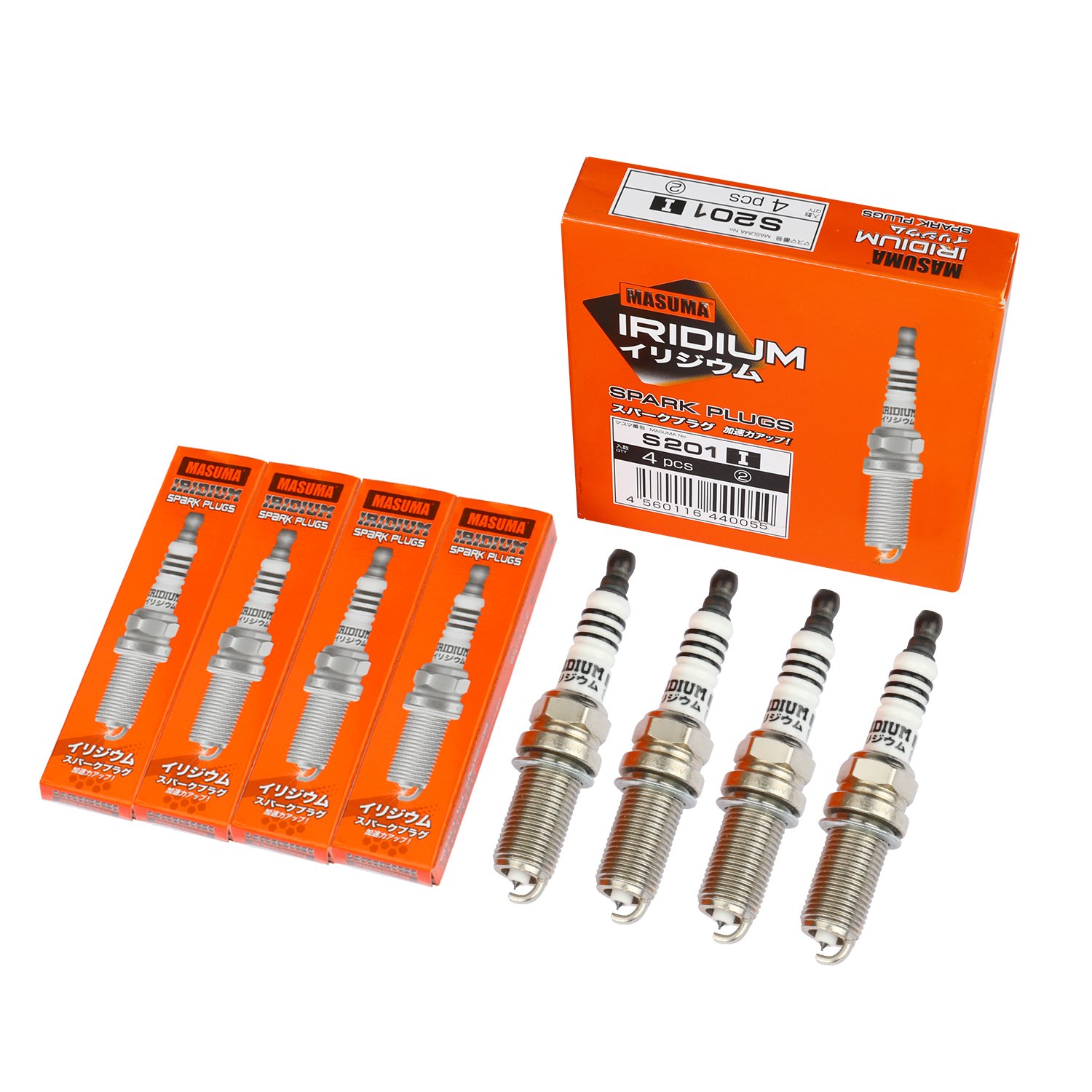 MASUMA S201I 90919-01191 90919-01235 Auto Spark Plug for NGK for DENSO IKH20TT for TOYOTA Honda Nissan Subaru Ford car Bujias