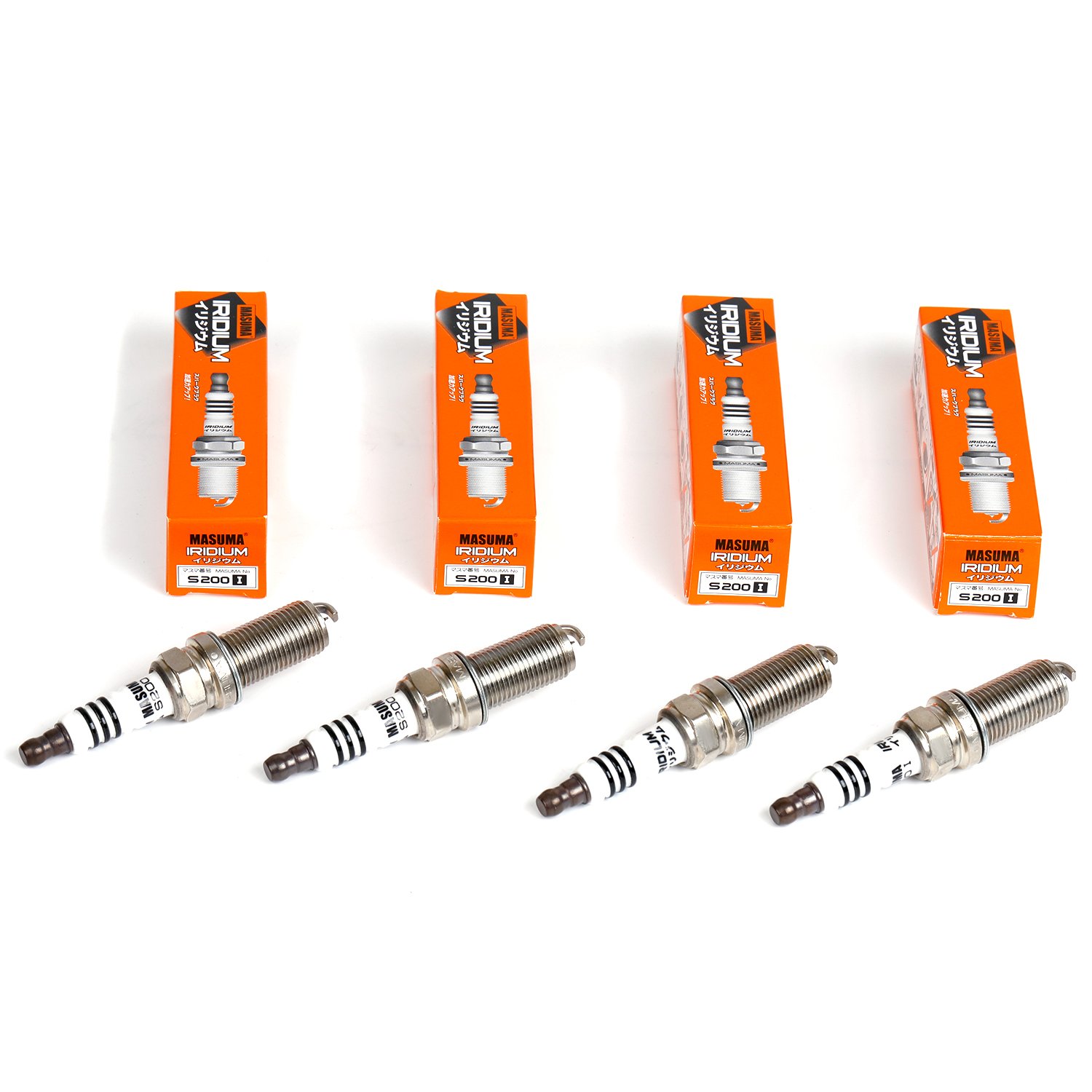 S512IP MASUMA Iridium Original Spark Plug BUJIA BKR5EY 7390 V0Power 14mm Resistor Spark Plug for KIA OEM 1884111051