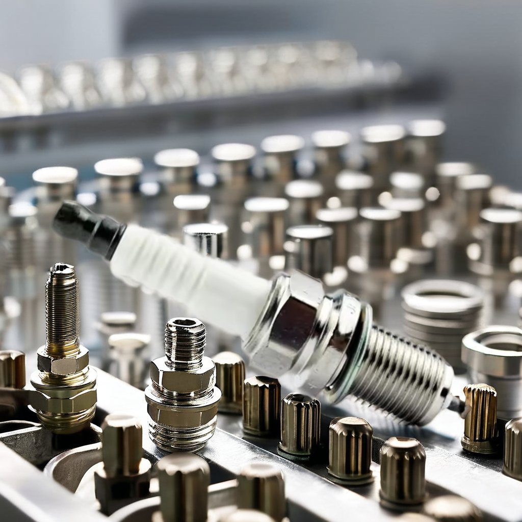 OEM design brand BKR6E with resistor nickel copper car spark plug