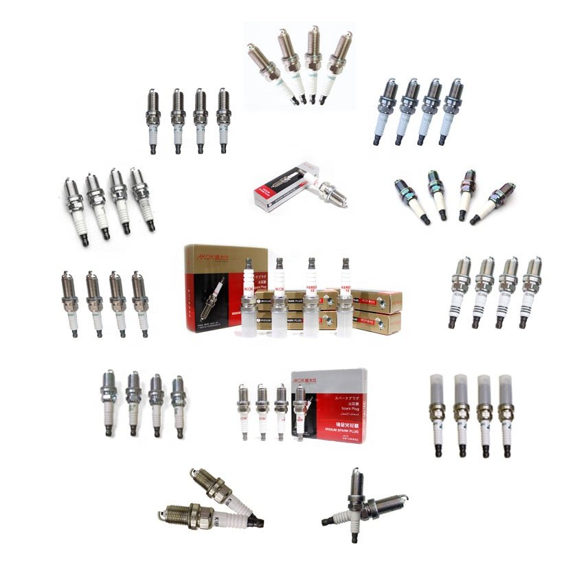 Hot Sale Auto double Iridium Spark Plug Bujia Car Spark Plug For Toyota Honda chevrolet audi dodge mercedes vw Ford
