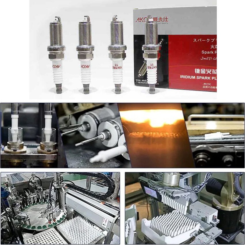 Hot Sale Auto double Iridium Spark Plug Bujia Car Spark Plug For Toyota Honda chevrolet audi dodge mercedes vw Ford