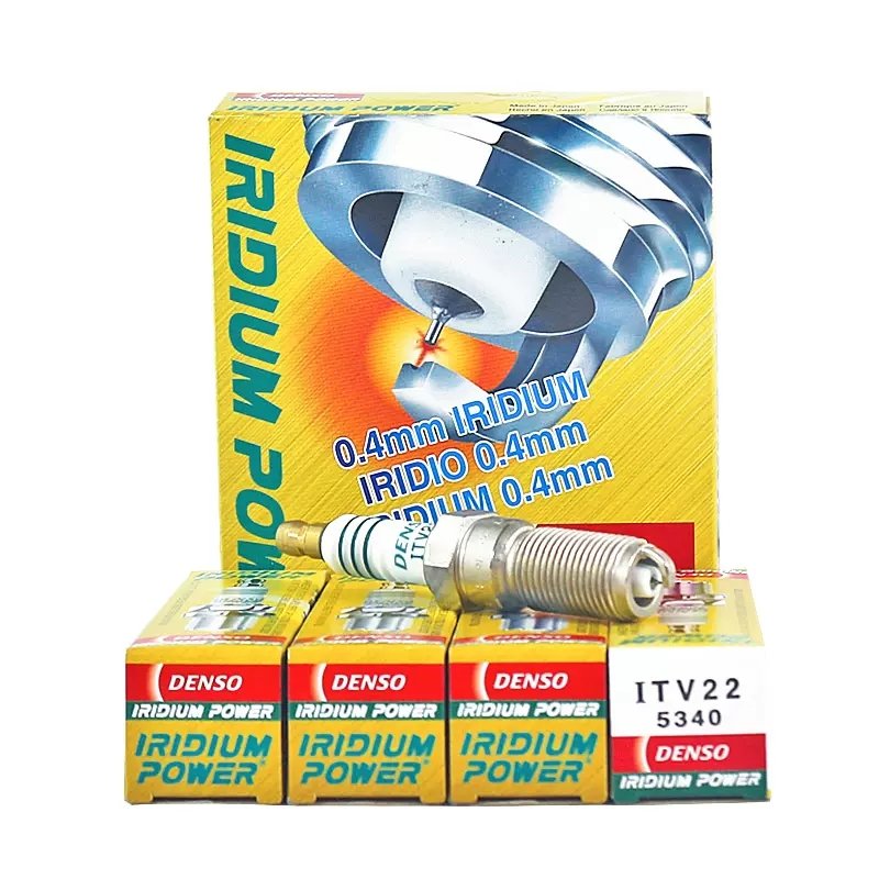 High Quality Denso Iridium Spark Plug 5340 ITV22 OEM 9A6G12405, CB5E12405, LR025605, CY0118110, L3BD18110, ZZJ118110 For 41-125