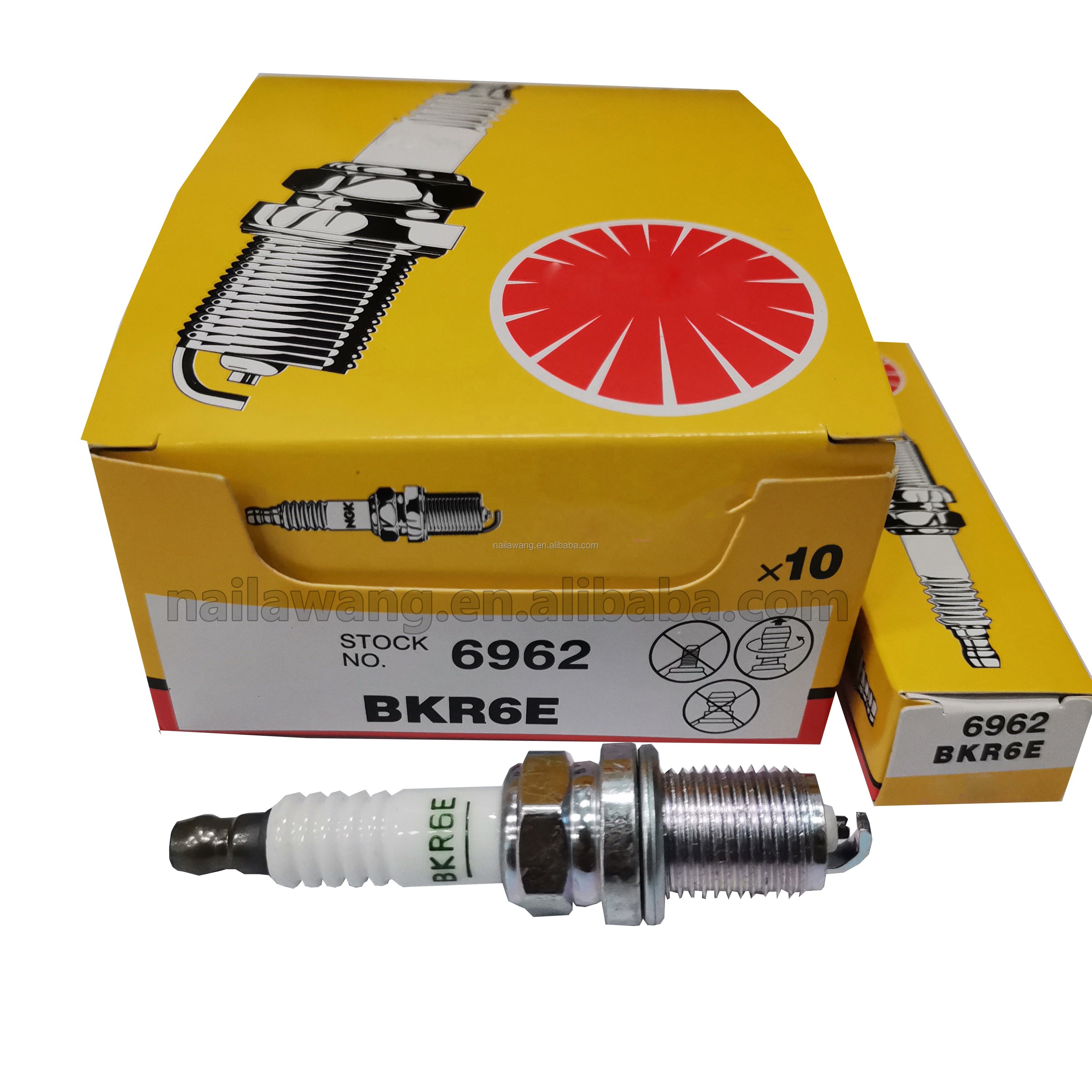 Original quality auto car iridium ignition system V power bujias stock no 6962 BKR6E spark plugs for SUZUKI