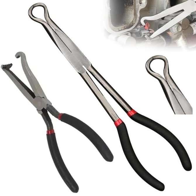 Automotive Electrical Disconnect Pliers Set, Radiator Hose Clamp Pliers , Long Spark Plug Removal Pliers