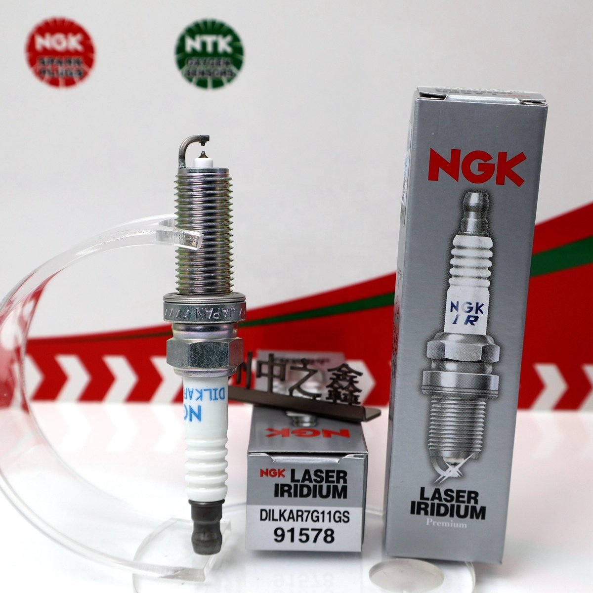 Genuine DILKAR7G11GS 91578 Original NGK double iridium gold spark plug 12290-5A2-A02