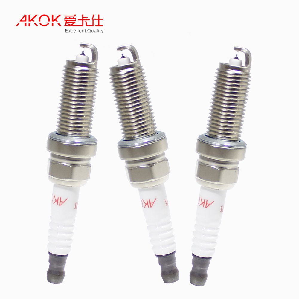 AKOK Brand 06K 905 601 B Laser Platinum Spark Plugs for Audi A3 A6 Q5 Quattro VW Golf 2015-2019