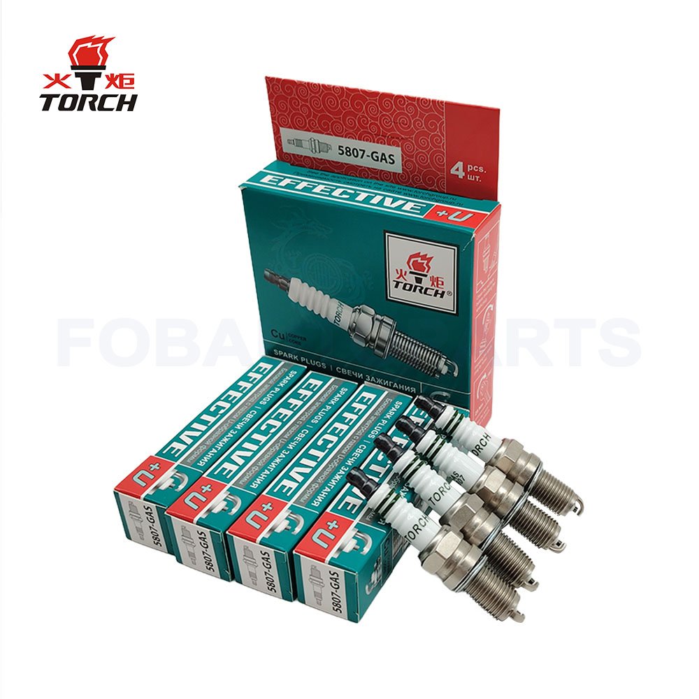 TORCH Spark Plug 5807-GAS / GAS DCPR7EGAS IXU22 SPARK PLUGS FOR CHEVROLET SAIL N300 SUZUKI
