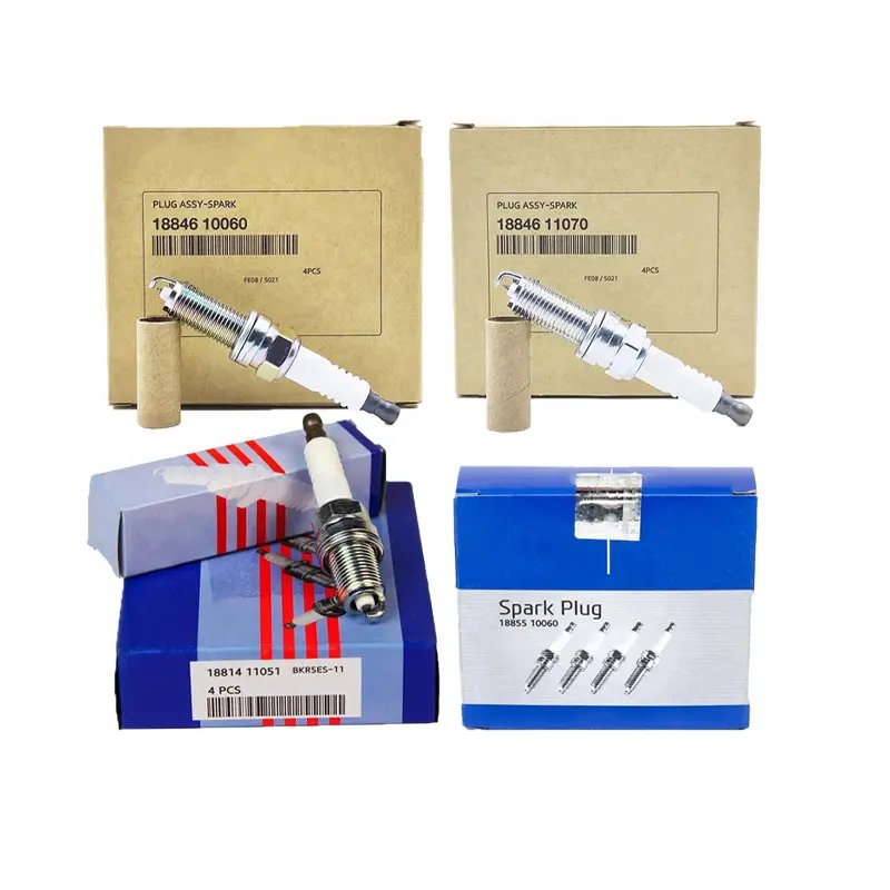Automobiles Iridium Spark Plug OEM27410-37100 PFR5N For ACCENT Elantra Sante Fe Sonata Tiburon 2741037100 Bujia Candles