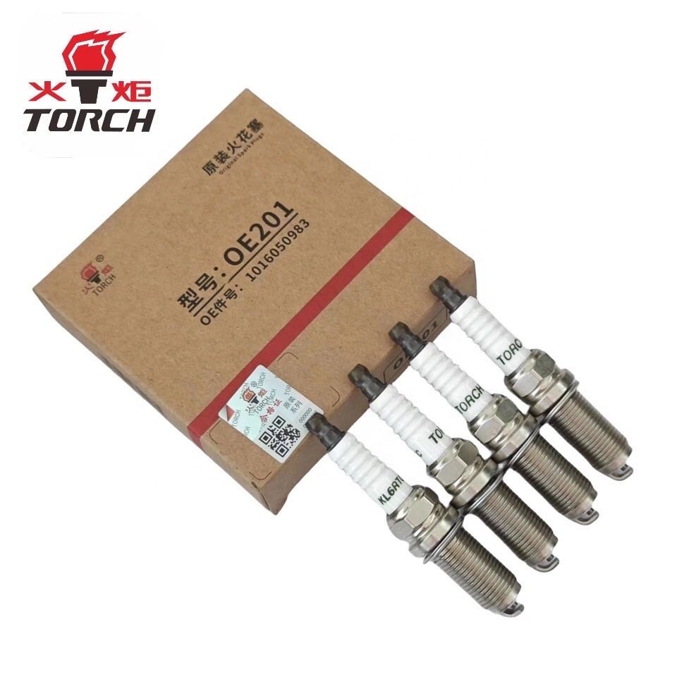 Original auto parts Ordinary nickel-copper composite electrode spark plug OE201 for Geely emgrand ec7 oem