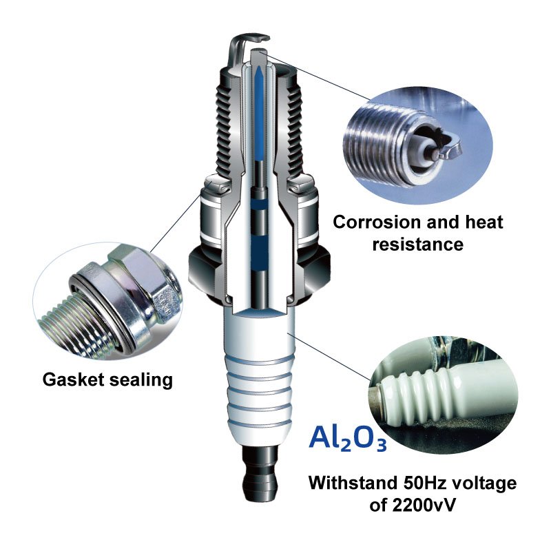 BKR5EY 7390 Nickel Spark Plug High Quality bujias Iridium Spar Plug For Toyota cars