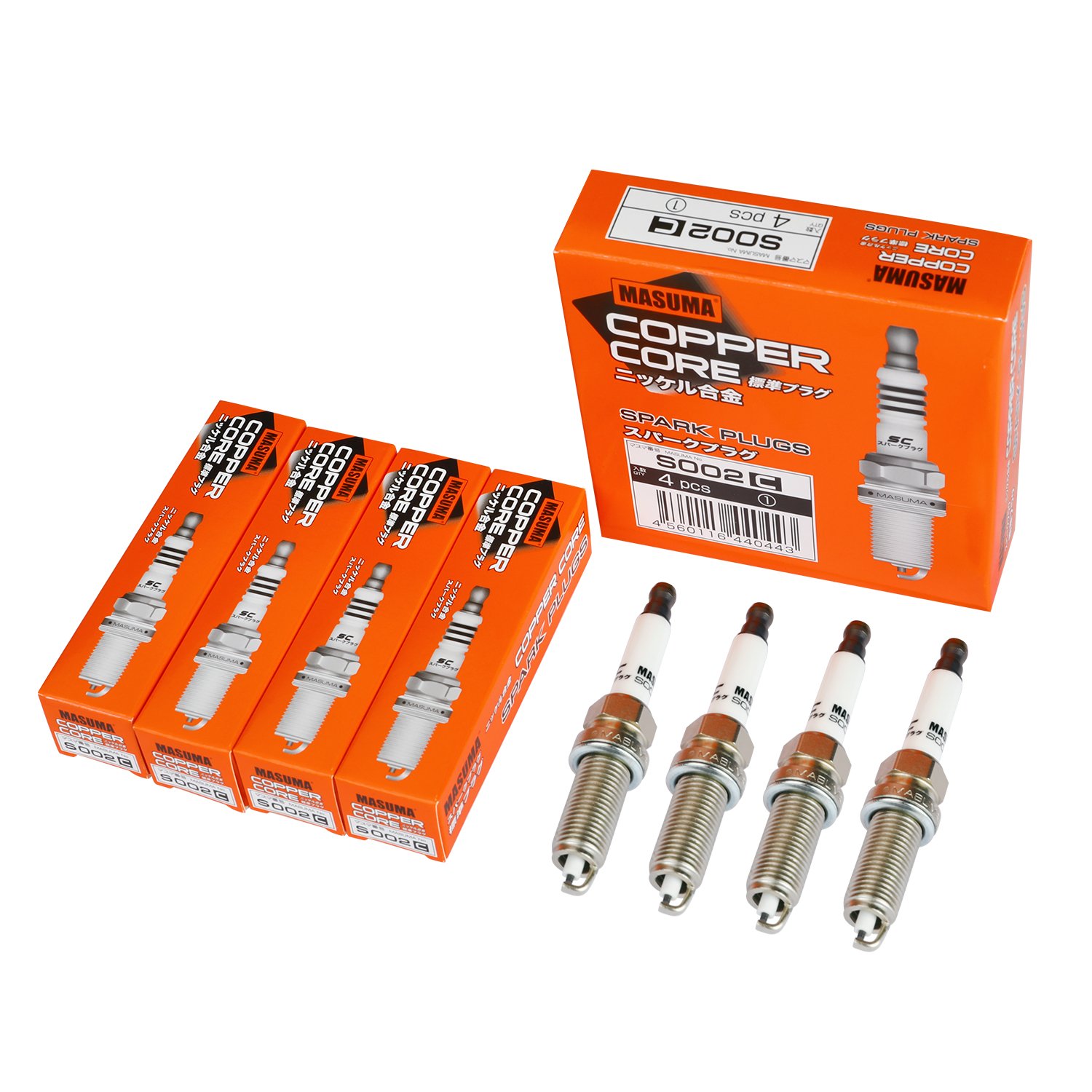 S002C MASUMA Auto Good Quality Spark plug for Toyota PRIUS LZKAR7A 1625935480 8671016890 8200322273