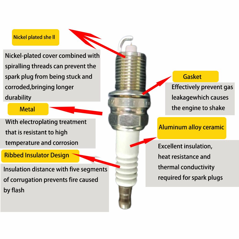 OE 90919-01247 90919-01191 90919-01210 YIFUDE Spare Parts Spark Plug For To-yo-ta LEX-US
