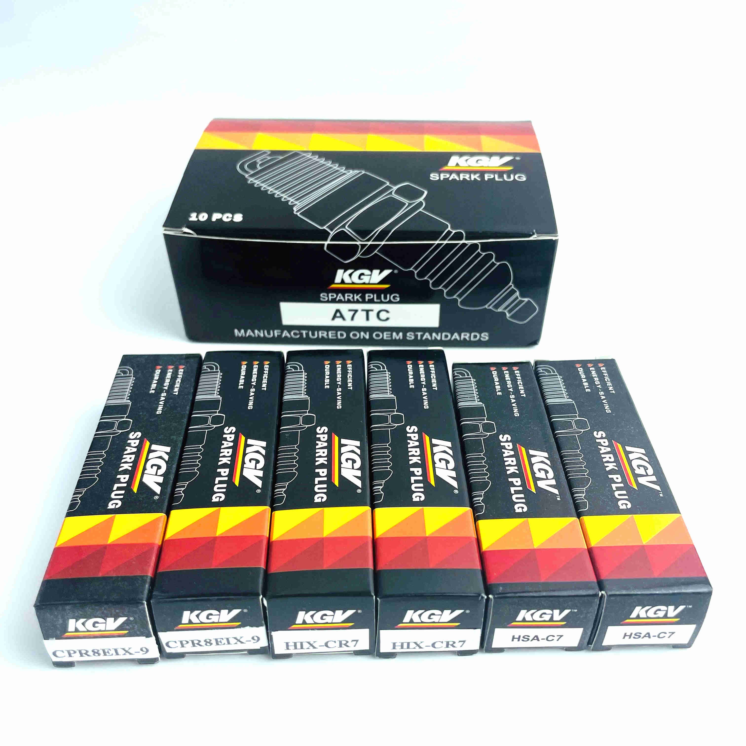 Quality motorcycle motor spark plug CPR8EIE-9 HSA-C7 HIX-CR7