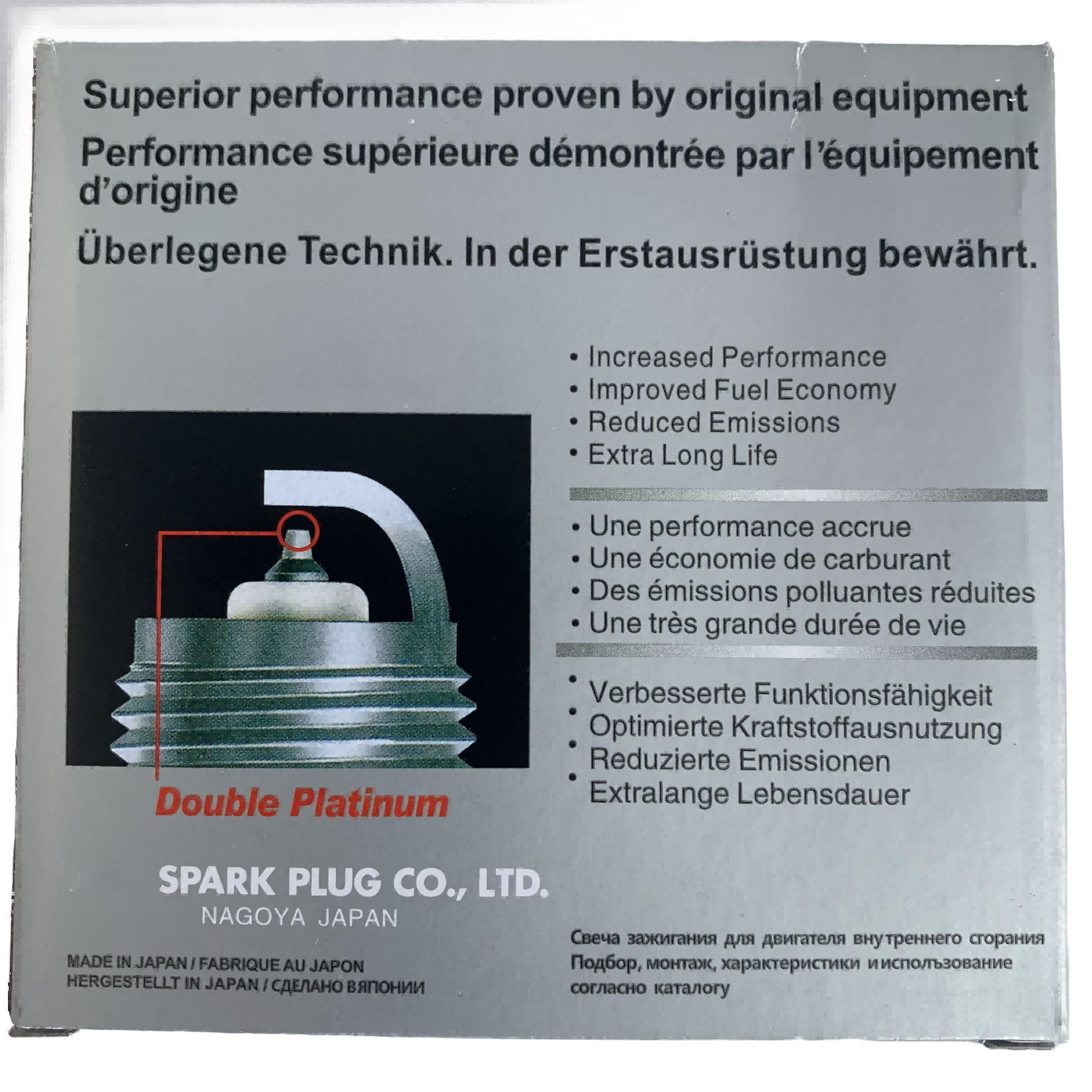 Auto Engine Systems Orginal Genuine NGK Spark Plugs Laser double Platinum PLKR7A 4288 For Mercedes-Benz SLK