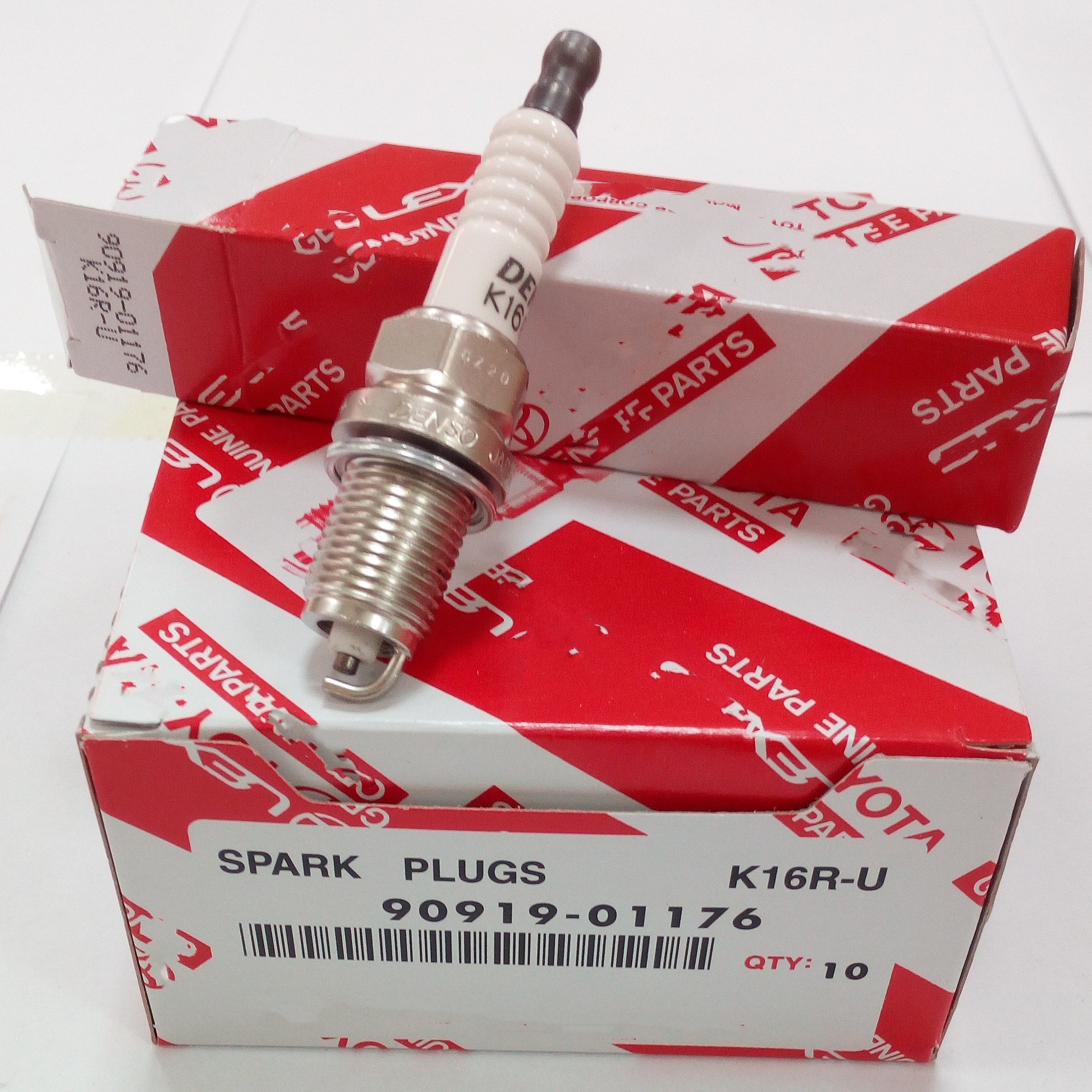 90919-01176 K16R-U Auto Iridium Spark Plug for Toyo-ta 4Runner Dyna300 Hilux Platz Yaris Land Cruiser Prado