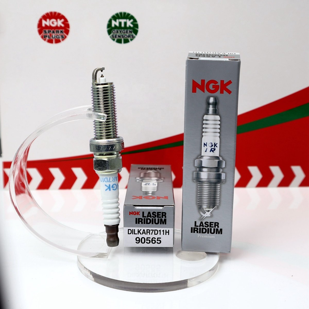 Genuine DILKAR7D11H 90565 Original NGK double iridium gold spark plug For Nissan MR20DD