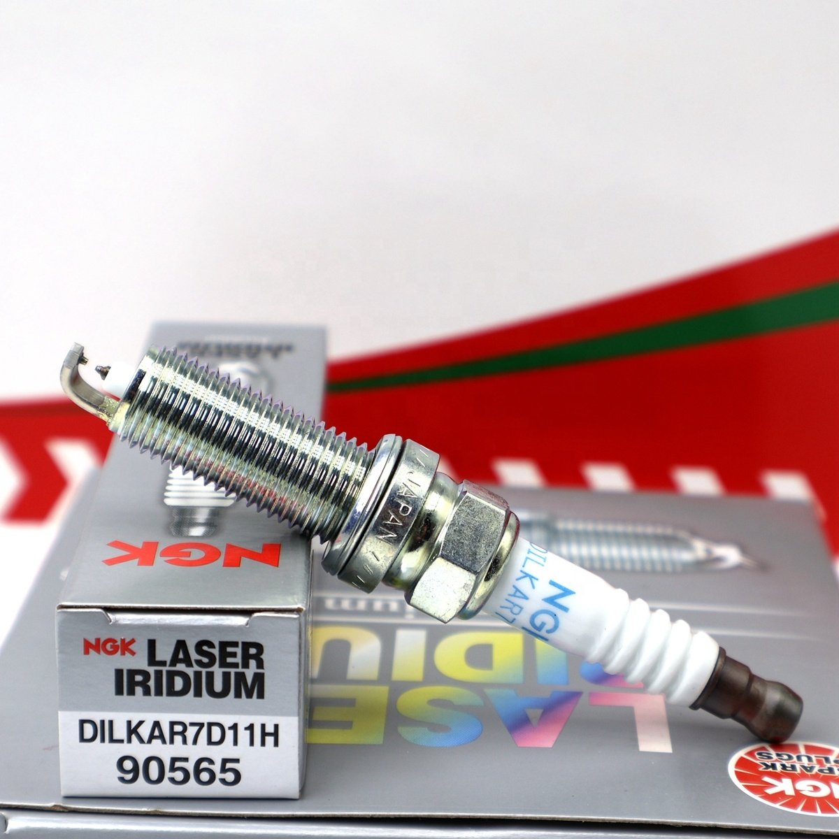 Genuine DILKAR7D11H 90565 Original NGK double iridium gold spark plug For Nissan MR20DD