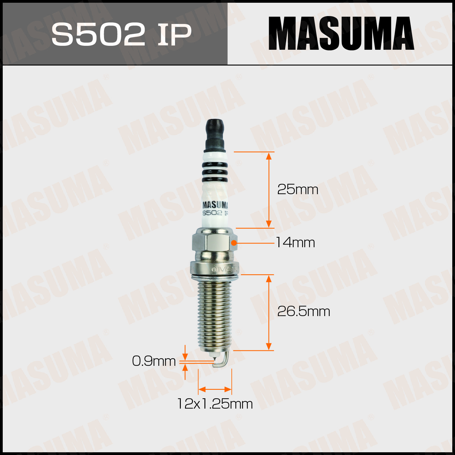 MASUMA S502IP Auto Spark Plug sc20hr11 90919-01253 90919-01275 Iridium and Platinum Spark Plugs for Renault Nissan Tiida 2006